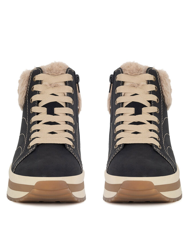 Rieker Revolution Lifestyle Členková obuv Rieker Revolution Lifestyle W0961-01 Čierna