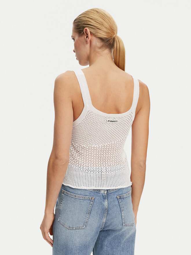 PINKO PINKO Felső 104642 A2EB Z04 Fehér Regular Fit