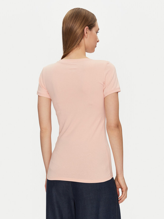 Guess Guess Marškinėliai W2YI45 J1314 Oranžinė Slim Fit