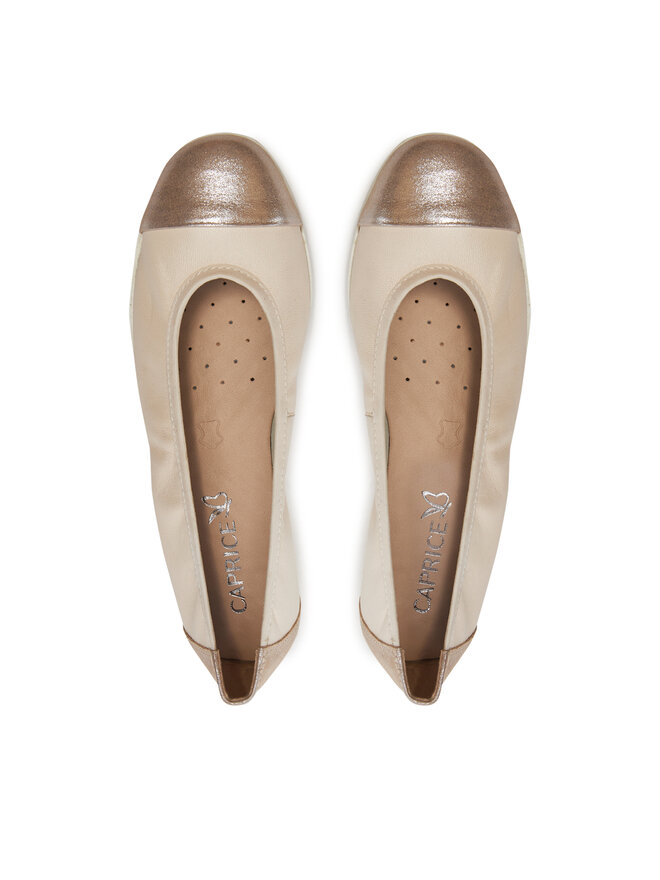 Caprice Ballerinas Caprice 9-22152-42 Écru