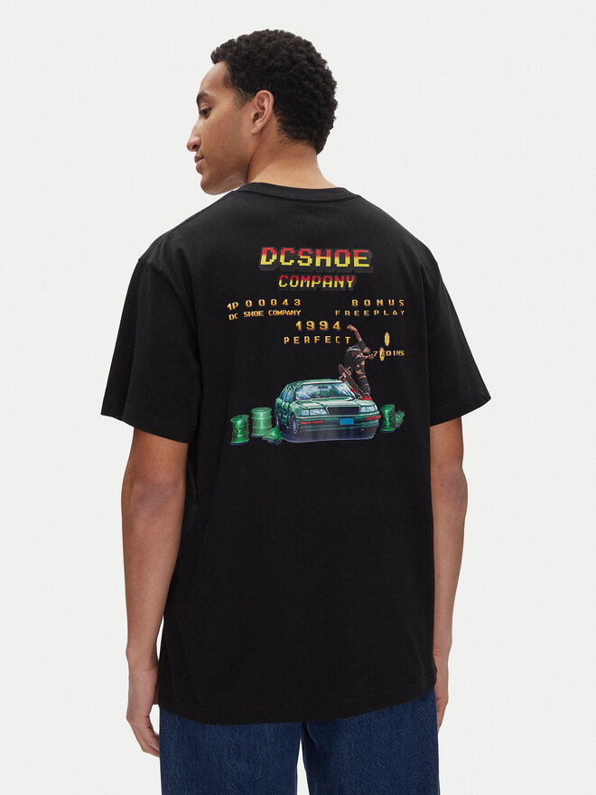 DC DC Póló ADYZT05457 Fekete Heritage Fit