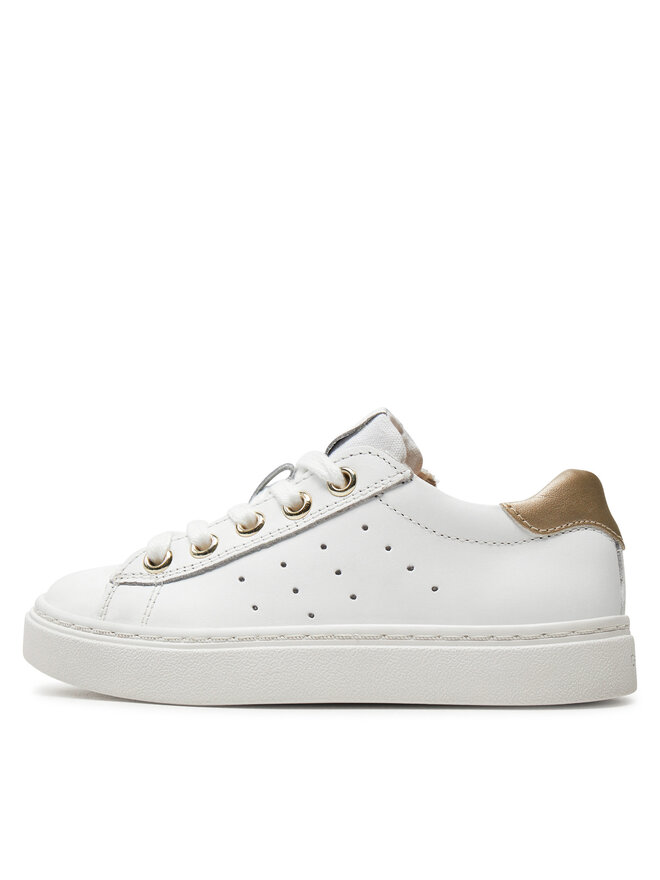 Geox Sneakersy Geox J Nashik Girl J4586B 00085 C1000 S Bílá