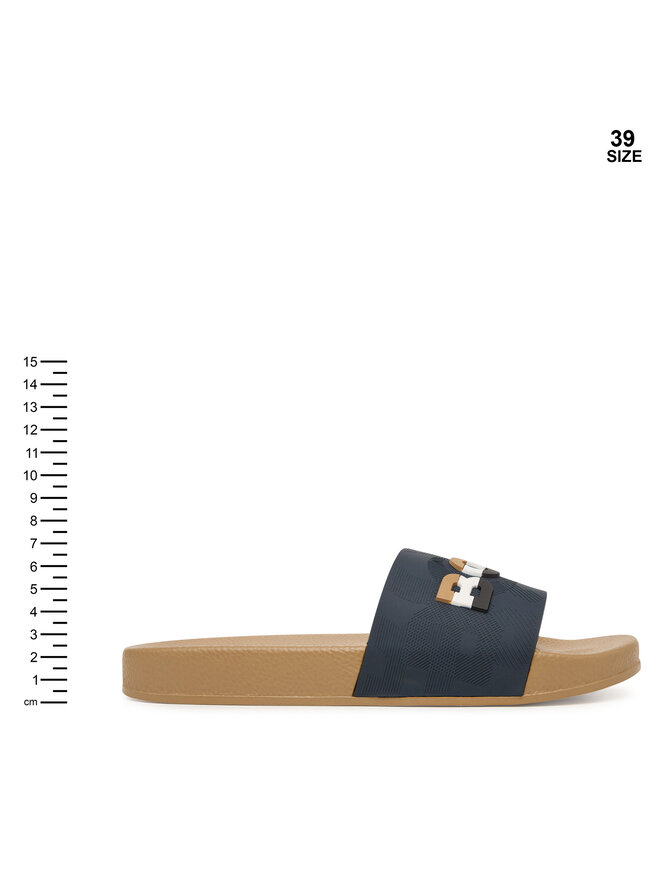 BOSS Pantoletten BOSS J52800 S Dunkelblau