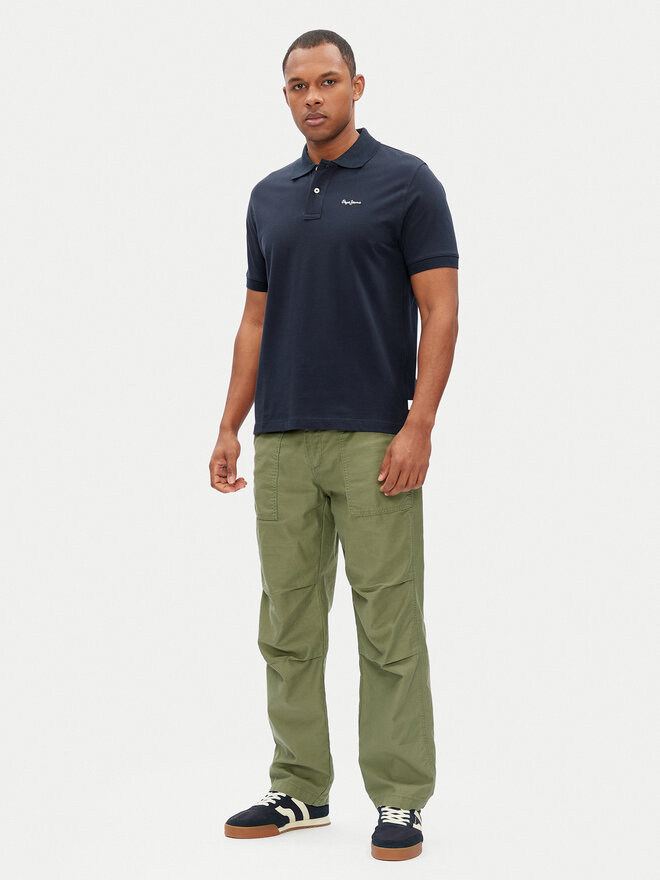 Pepe Jeans Pepe Jeans Pólóing Essential PM542298 Sötétkék Regular Fit