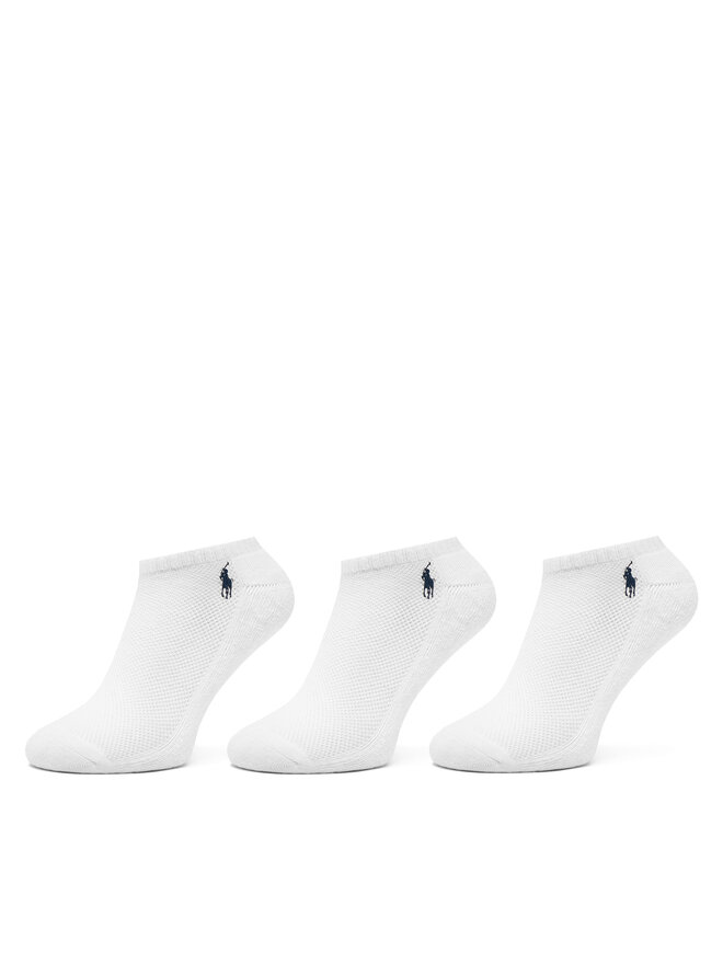 Polo Ralph Lauren Zestaw 3 par niskich skarpet damskich Polo Ralph Lauren 455972885003 Biały
