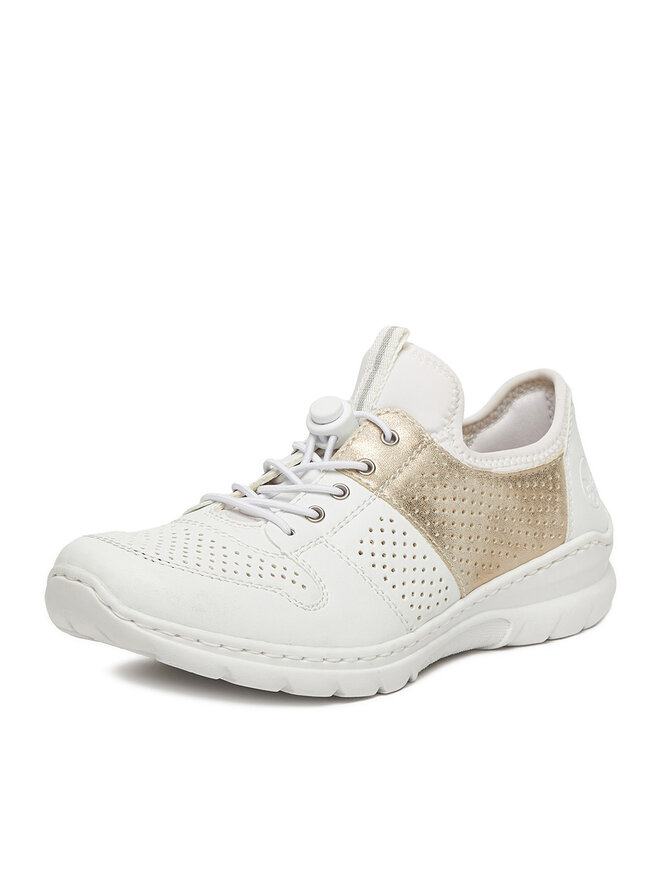Rieker Sneakers Rieker L3254-80 Alb