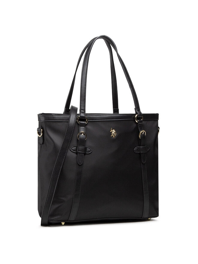 Handtasche U.S. Polo Assn. Houston Shopping BIUHU4911WIP212 Schwarz eschuhe