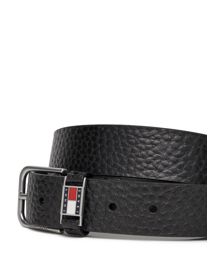 Tommy Jeans Ζώνη Ανδρική Tommy Jeans Tjm Scanton Texture 3.5 AM0AM13417 Μαύρο