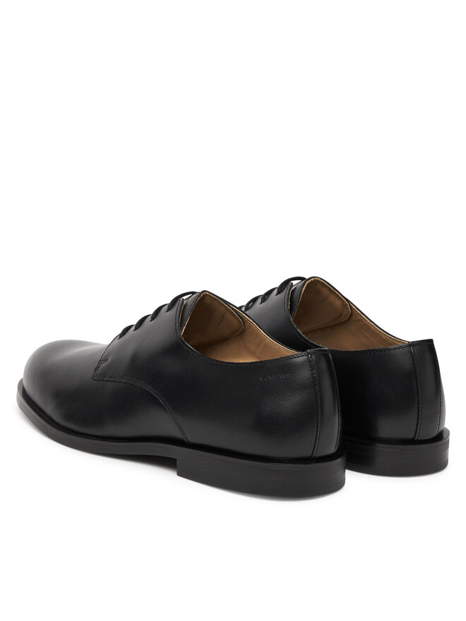 Calvin Klein Pantofi Calvin Klein Ess Rubber Derby Lth HM0HM02056 Negru