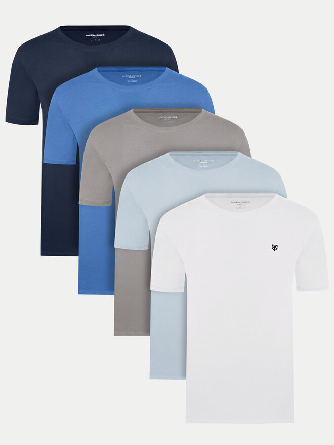 Jack&Jones Jack&Jones 5db-os póló szett Brody 12190468 Színes Regular Fit