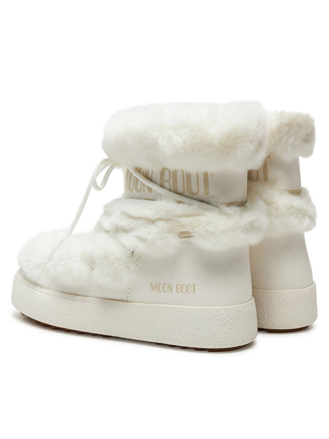 Moon Boot Śniegowce Moon Boot Ltrack Tube Faux-Fur 80D2450130 Biały