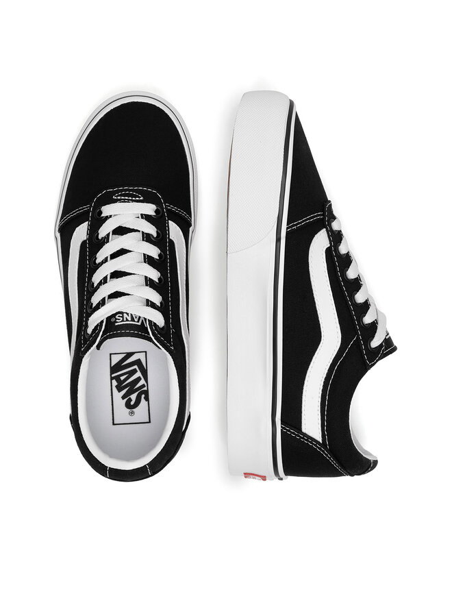 Vans Plátenky Vans WARD PLATFORM VN0A3TLC1871_ Čierna
