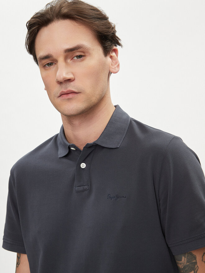 Pepe Jeans Pepe Jeans Pólóing New Oliver Gd PM542099 Sötétkék Regular Fit
