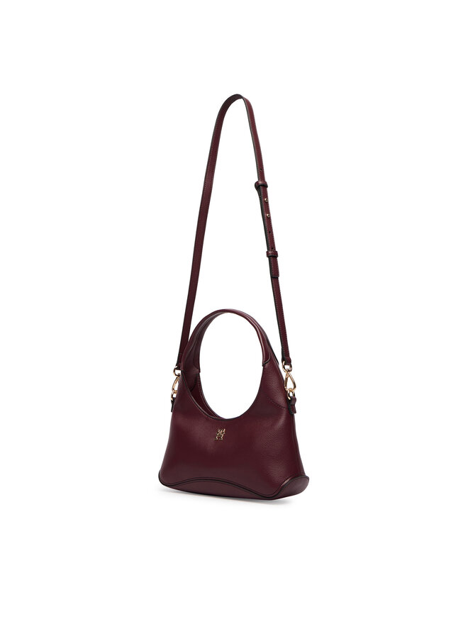 Tommy Hilfiger Handtasche Tommy Hilfiger Th Everyday Mini Hobo AW0AW19185 Dunkelrot