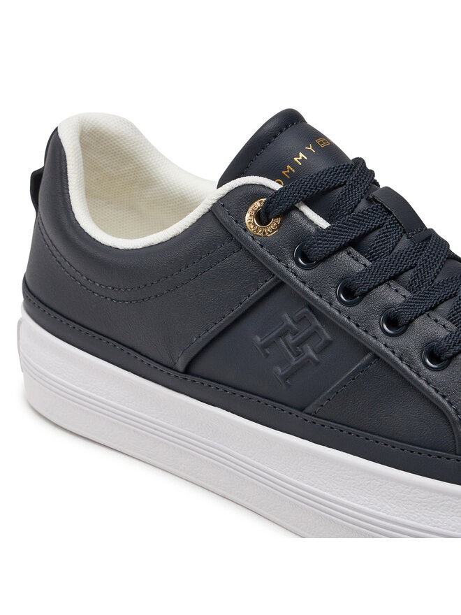 Tommy Hilfiger Снікерcи Tommy Hilfiger Essential Vulc Sneaker Monogram FW0FW07945 Cиній