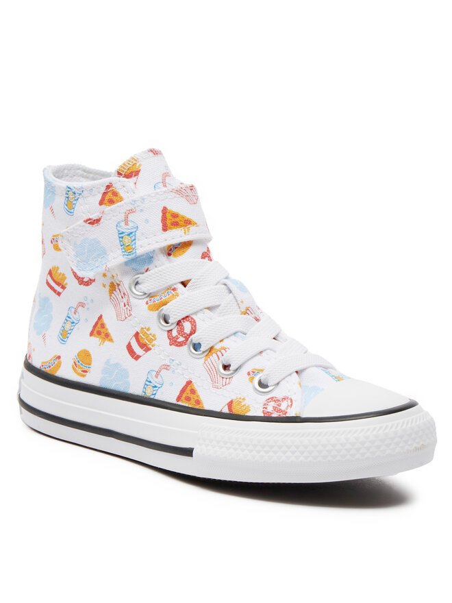 Converse Plátěnky Converse Chuck Taylor All Star Easy On Snacks A07377C Bílá