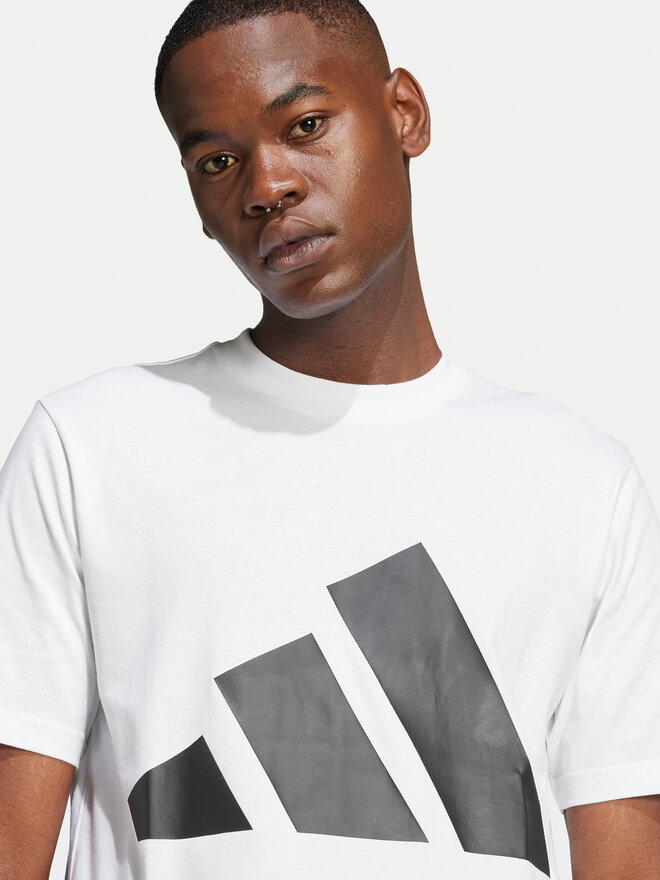 adidas adidas Marškinėliai Essentials Big Logo JE8943 Balta Regular Fit