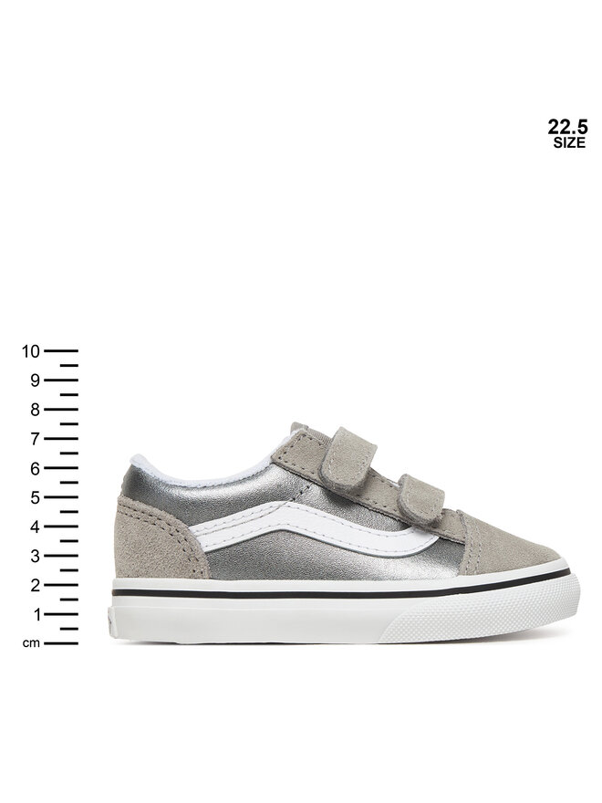 Vans Sneakers aus Stoff Vans Old Skool V VN000CRWSLV1 Silberfarben