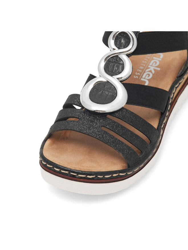 Rieker Sandalen Rieker 679L4-00 Schwarz