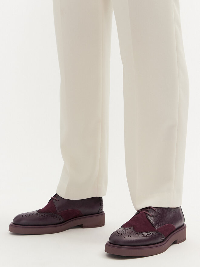 Hispanitas Halbschuhe Hispanitas Cervo-I24 HI243519 Dunkelrot