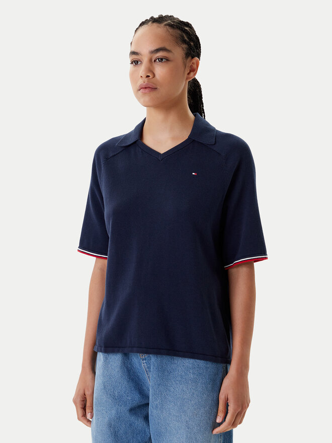 Tommy Hilfiger Tommy Hilfiger Polo marškinėliai WW0WW45694 Écru Regular Fit