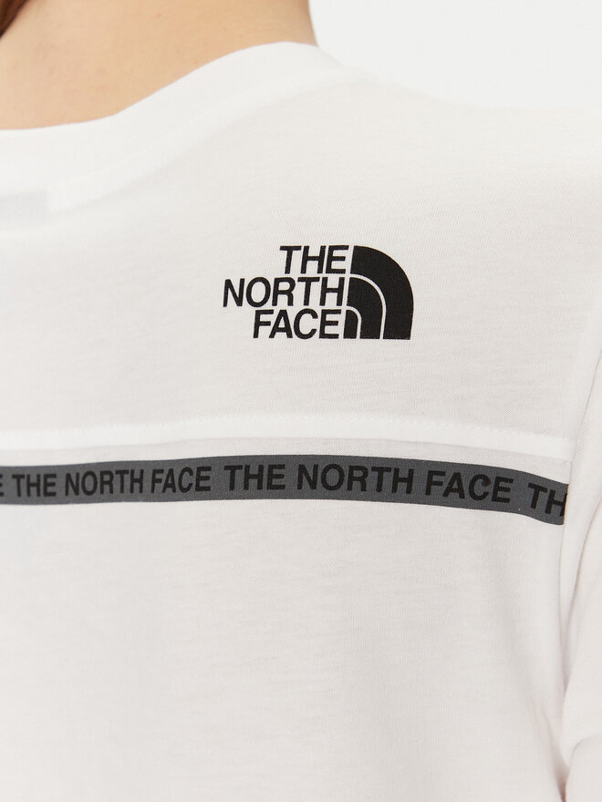 The North Face The North Face Marškinėliai Zumu NF0A87DJ Balta Relaxed Fit