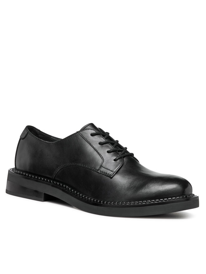 Geox Oxfordy Geox D Serilda D46WYE 00043 C9999 Czarny