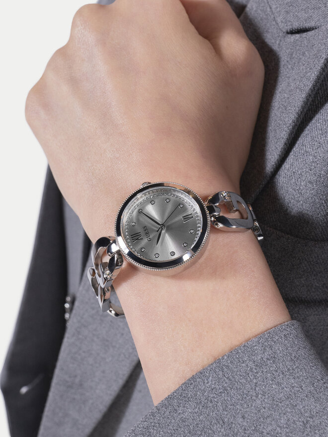 Guess Laikrodis Guess GW0759L1 Sidabrinė