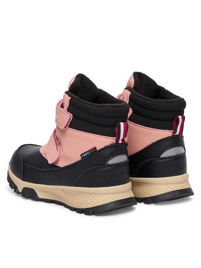 Tommy Hilfiger Sniego batai Tommy Hilfiger Velcro Bootie T1A5-34048-1592 S Juoda