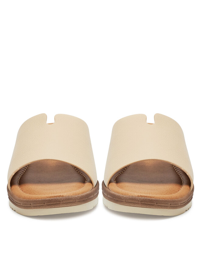 Clara Barson Pantoletten Clara Barson WFA3692-1 Écru