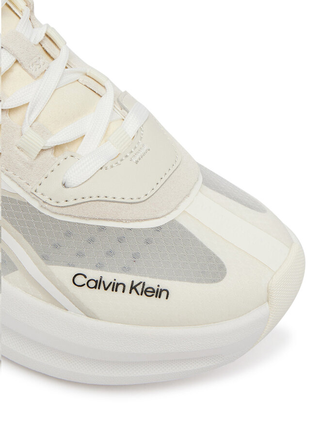Calvin Klein Sneakers Calvin Klein Chunky Run Ckstripe Lup Rip HW0HW03005 05Z Écru