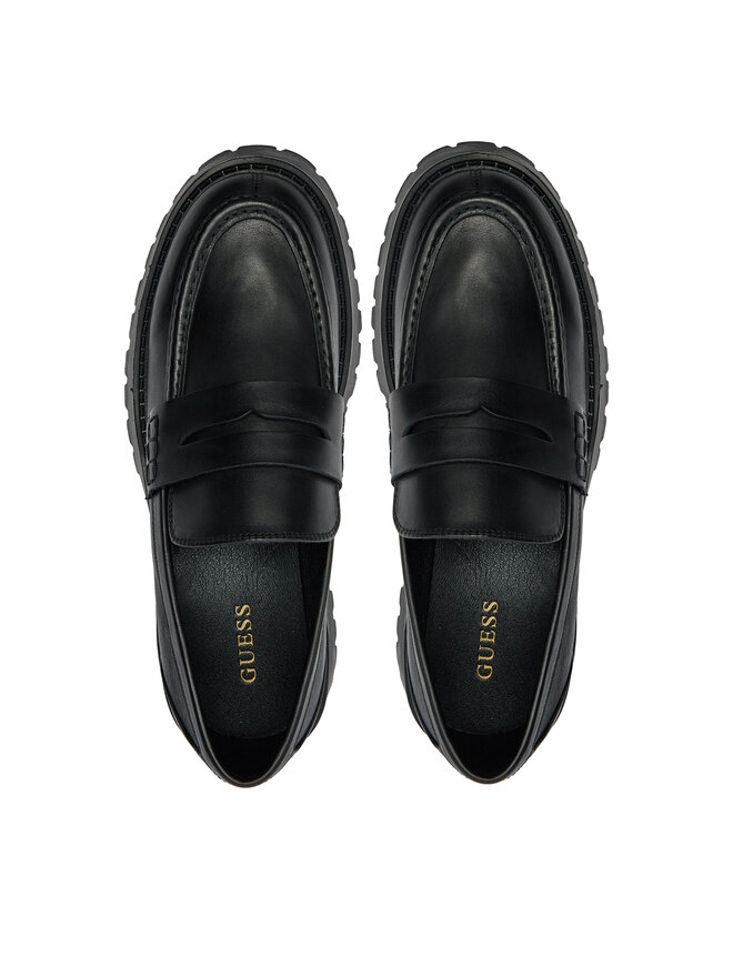 Guess Loafers Guess FM8GOM LEA12 Μαύρο
