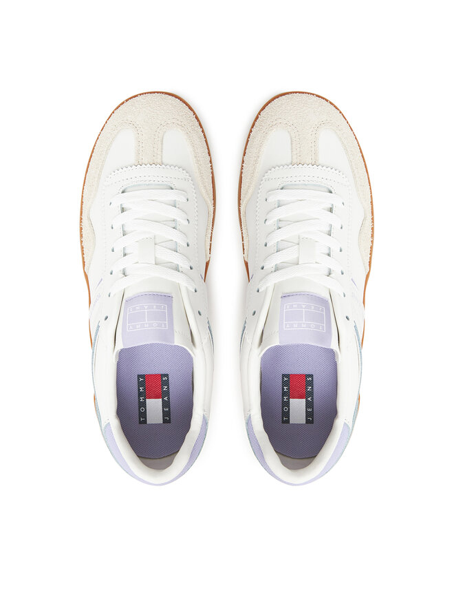 Tommy Jeans Sneakersy Tommy Jeans The Greenwich Flatform EN0EN02807 Écru