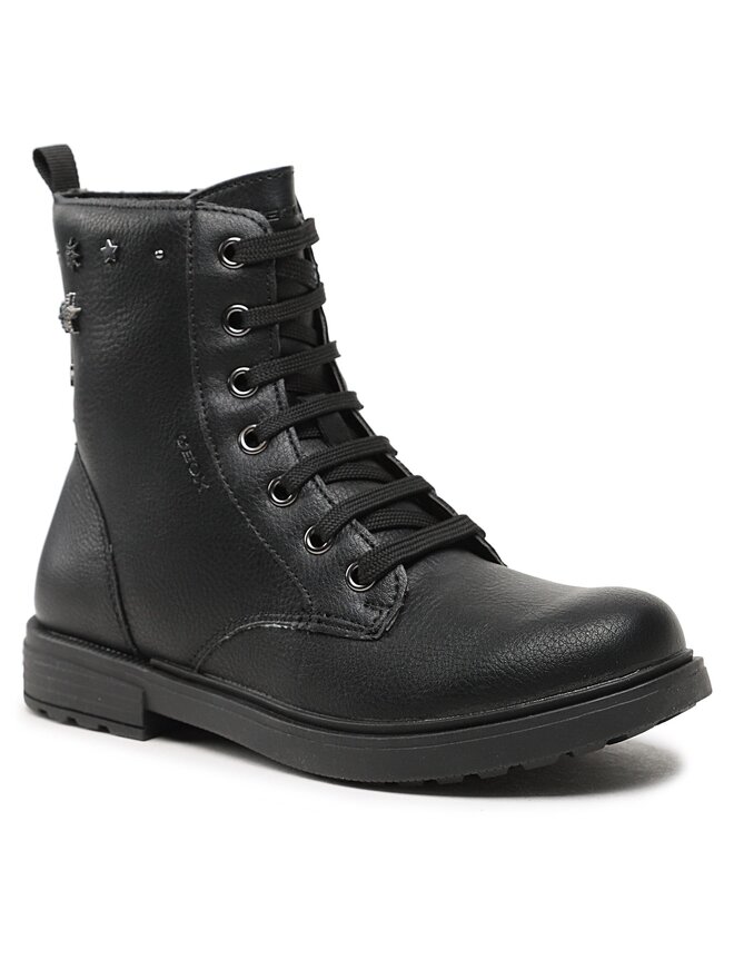 Geox Čizme Geox Jr Eclair J169QQ 00054 C9999 D Crna
