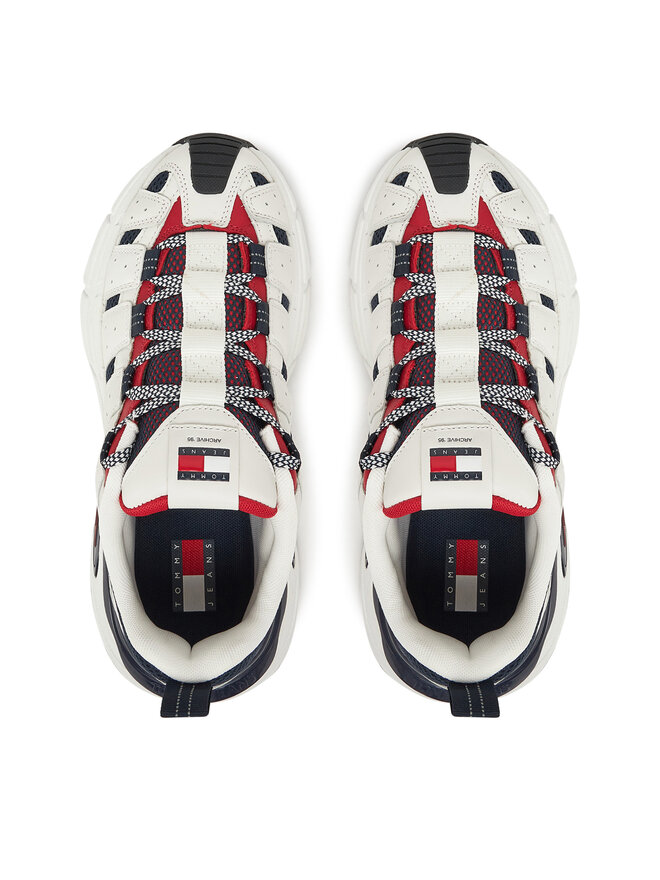 Tommy Jeans Снікерcи Tommy Jeans Archive'95 EN0EN02814 Білий