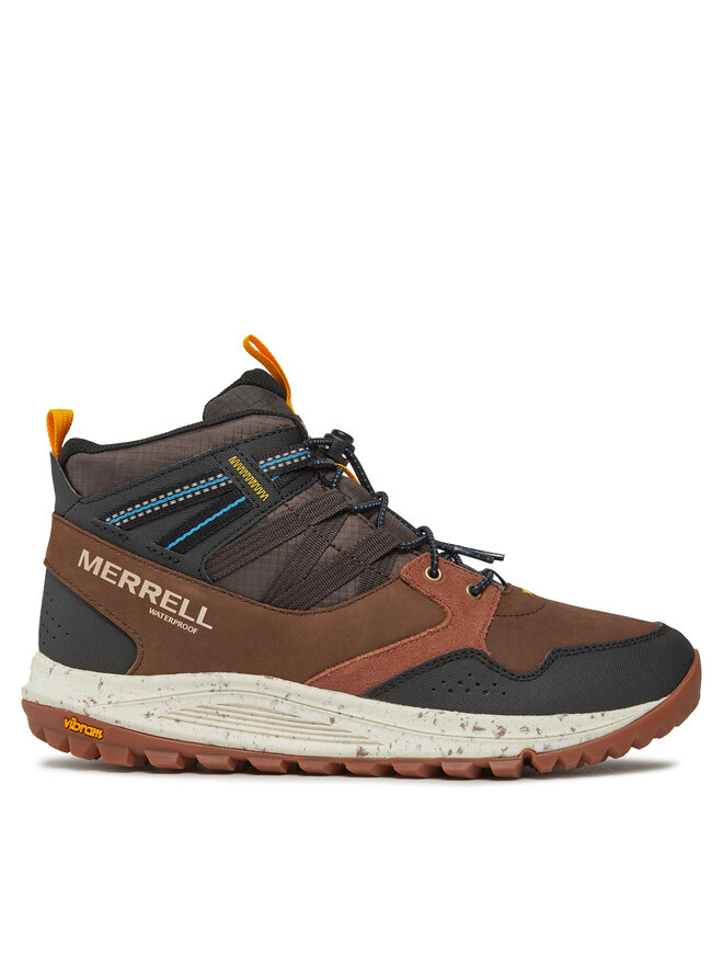 Botas de trekking Merrell Nova Sneaker Boot Bungee Mid Wp J067111 Marron zapatos.es