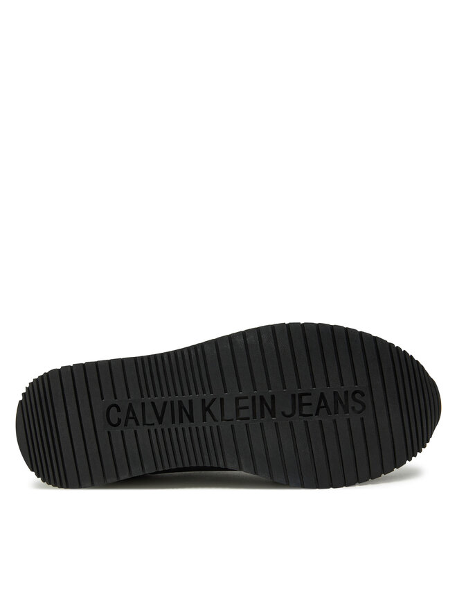 Calvin Klein Jeans Sneakers Calvin Klein Jeans Runner Laceup Low Mg Media YW0YW01644 Schwarz