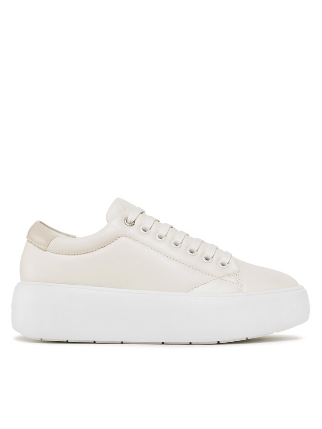 Calvin Klein Tenisice Calvin Klein Bubble Cupsole Lace Up HW0HW01356 Bež