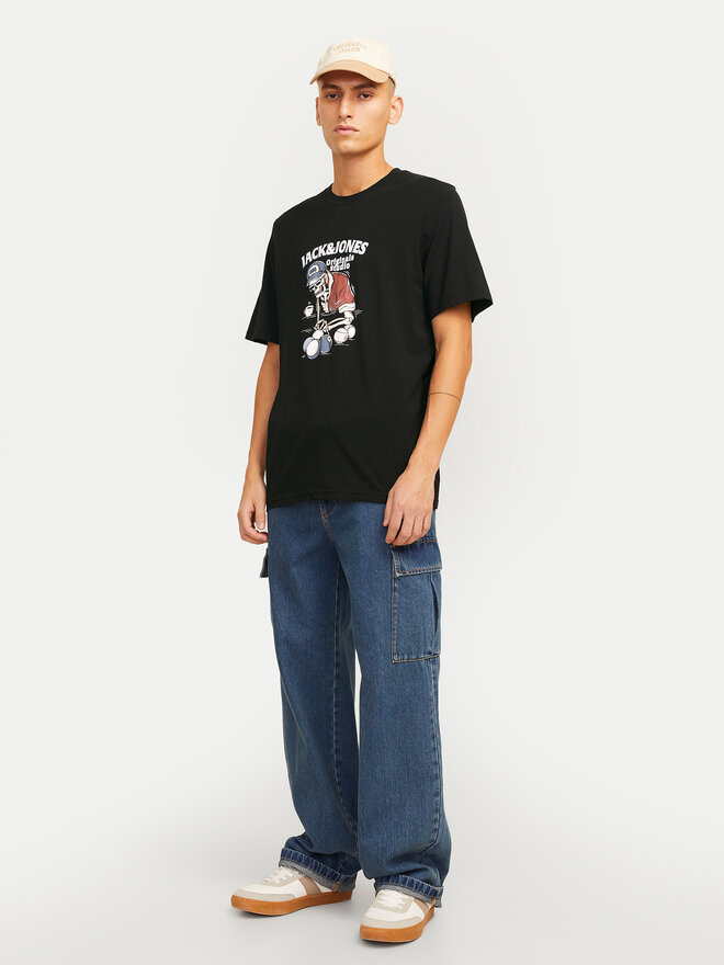 Jack&Jones Jack&Jones Футболка Eight Skull 12264841 Чорний Standard Fit