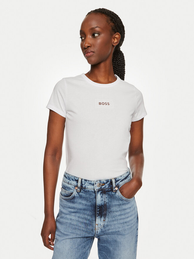 BOSS BOSS Camiseta Eventsa 50522945 Blanco Regular Fit