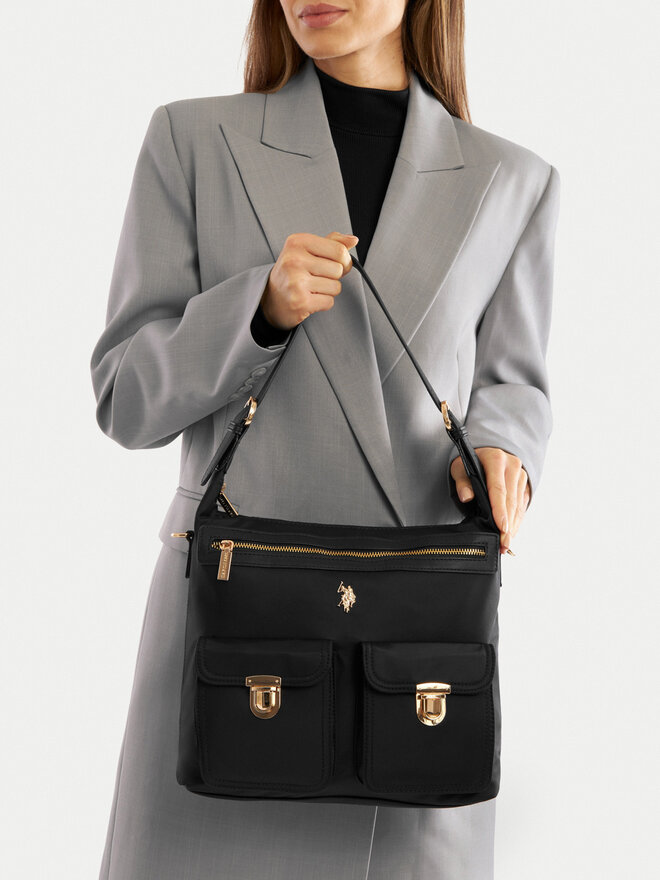 U.S. Polo Assn. Handtasche U.S. Polo Assn. BEUXT6389WIP Schwarz