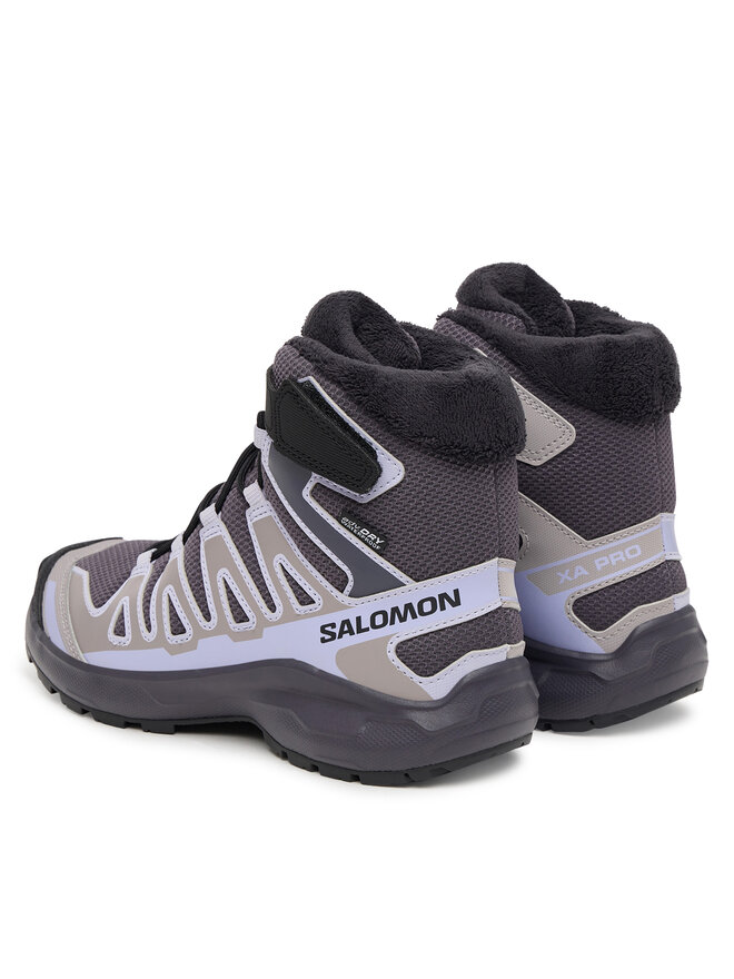 Salomon Trekkingschuhe Salomon XA PRO WINTER WP J L45408400 Hellgrau