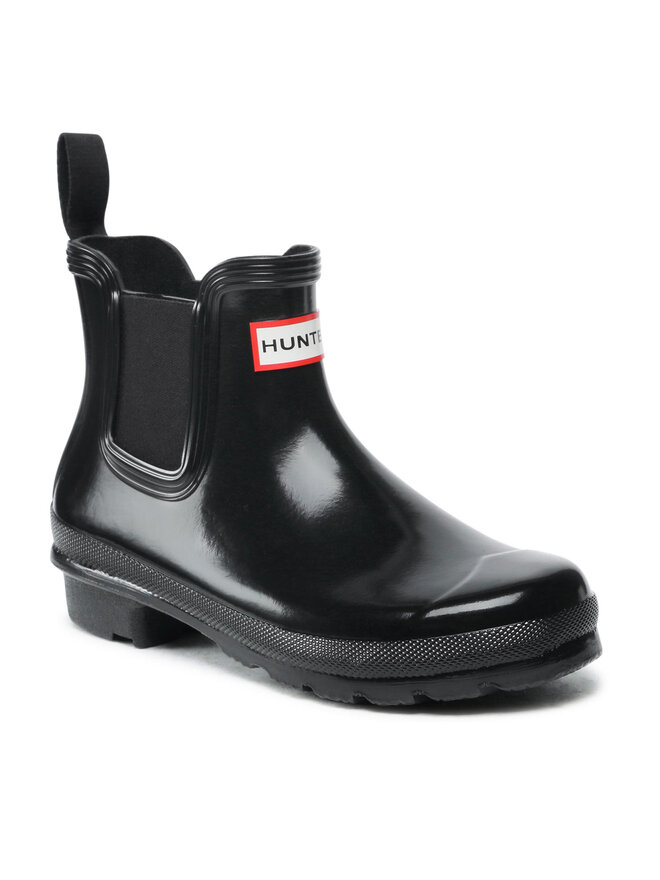 Hunter Гумени ботуши Hunter Original Chelsea Gloss WFS2078RGL Черен