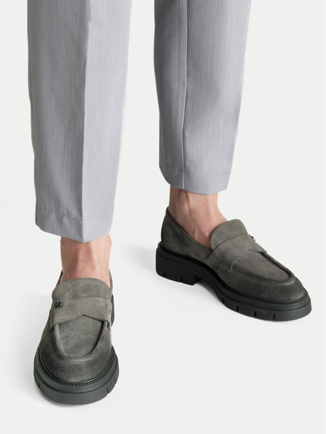 Gino Rossi Loafers Gino Rossi GRACE-I24-2637LM Sivá