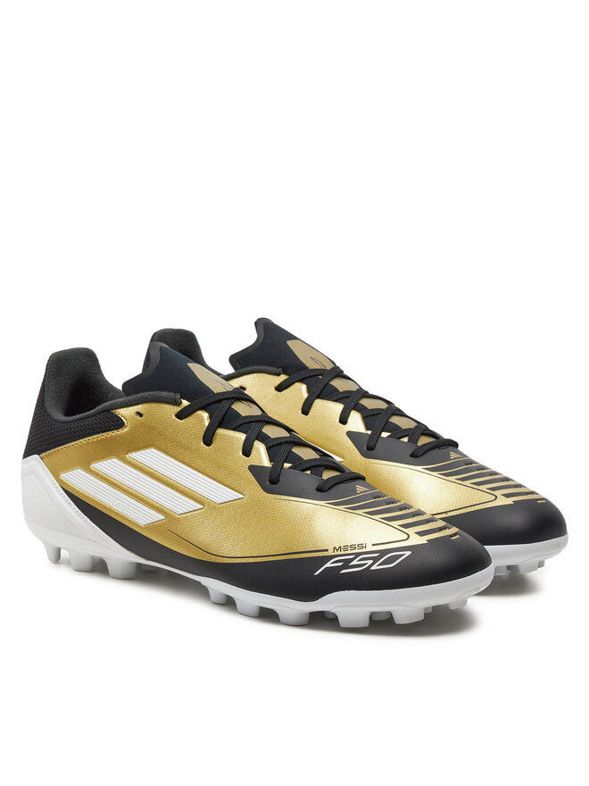 adidas Buty do piłki nożnej adidas F50 League 2G/3G Ag Messi JH9627 Beżowy