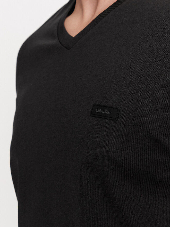 Calvin Klein Calvin Klein Camiseta Smooth K10K112507 Negro Regular Fit