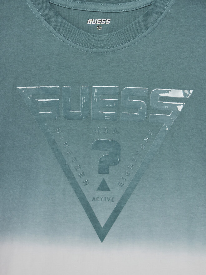 Guess Guess Marškinėliai L5GI27 I3Z14 Žalia Regular Fit