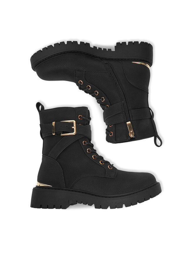 DeeZee Schnürschuhe DeeZee 58022-1A Schwarz
