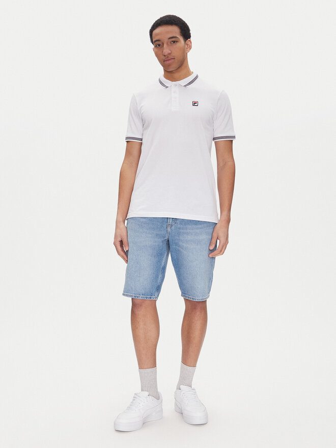 Fila Fila Poloshirt Lubeek FAM0898 Weiß Regular Fit