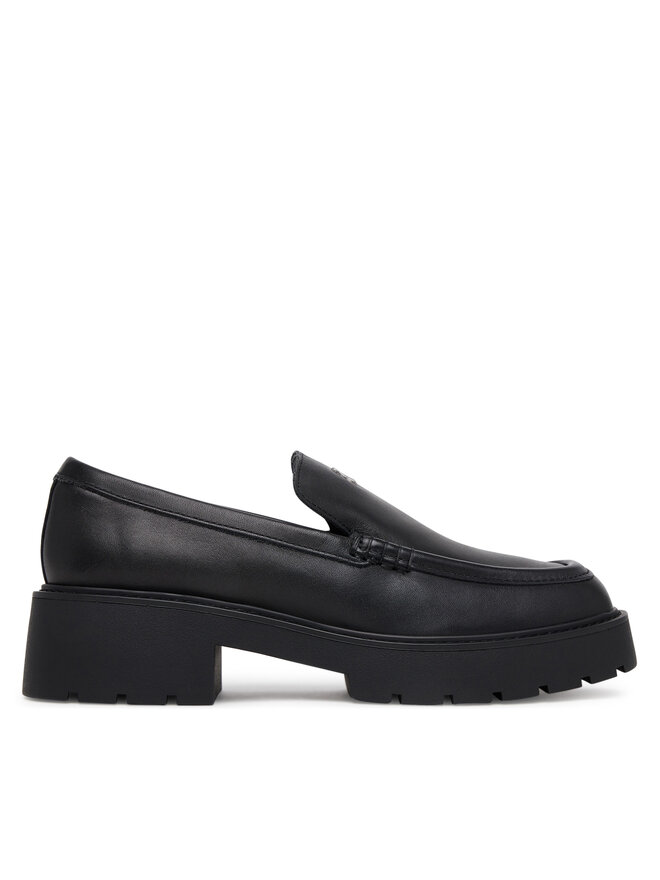 Calvin Klein Jeans Loaferice Calvin Klein Jeans Chunky Cupsole Ru Patch Lth YW0YW01862 Crna